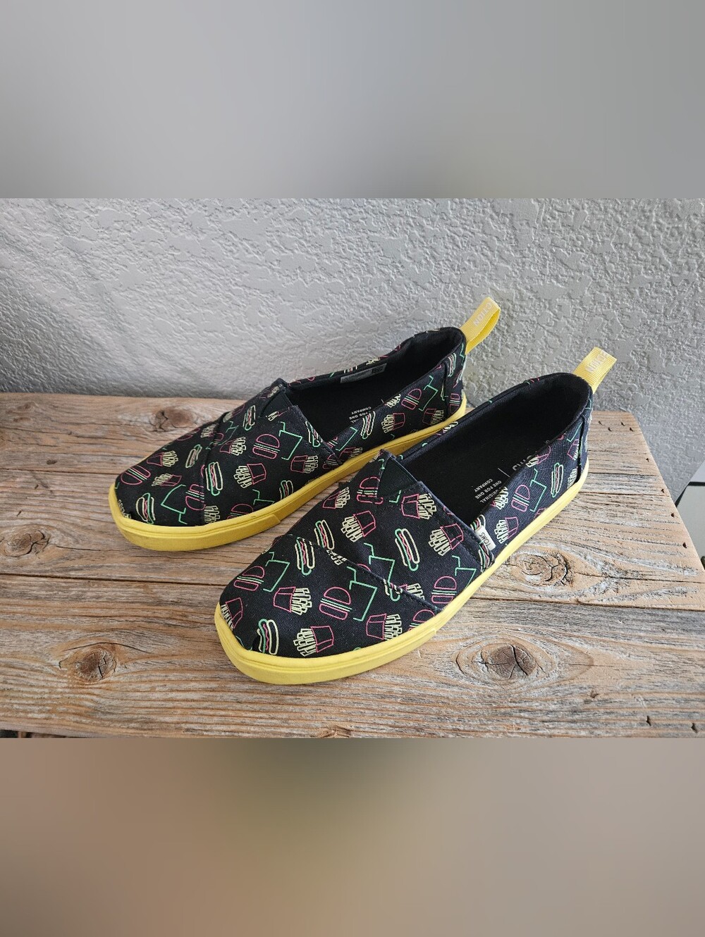 Toms Womens Late Night Print Shoes